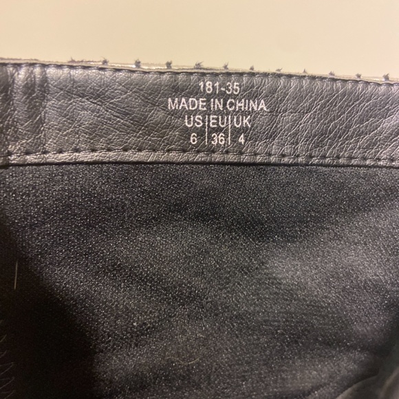 Silver and Black Ankle Boots - Picture 5 of 6